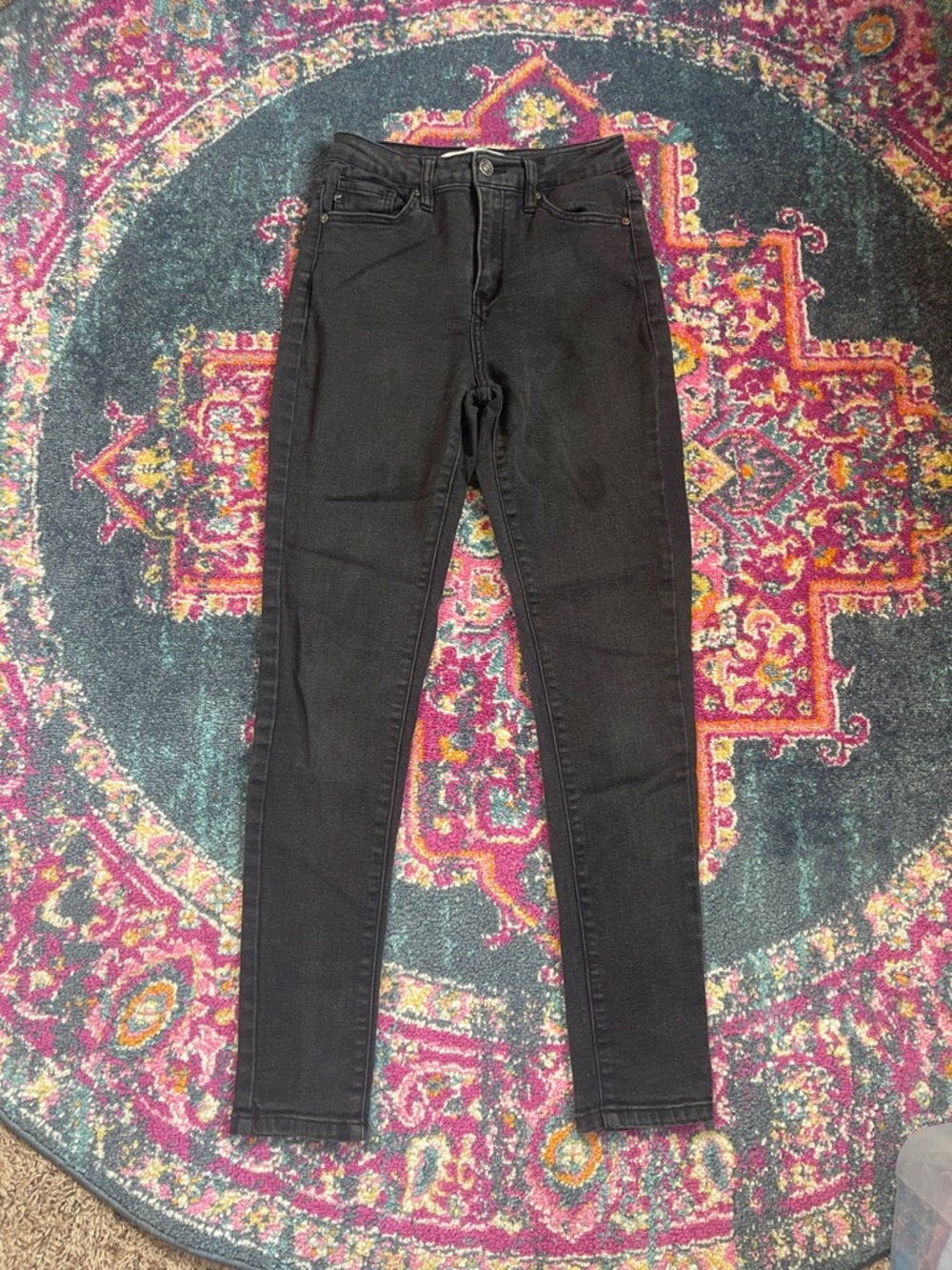KanCan Black Skinny High-Rise Curvy Jeans